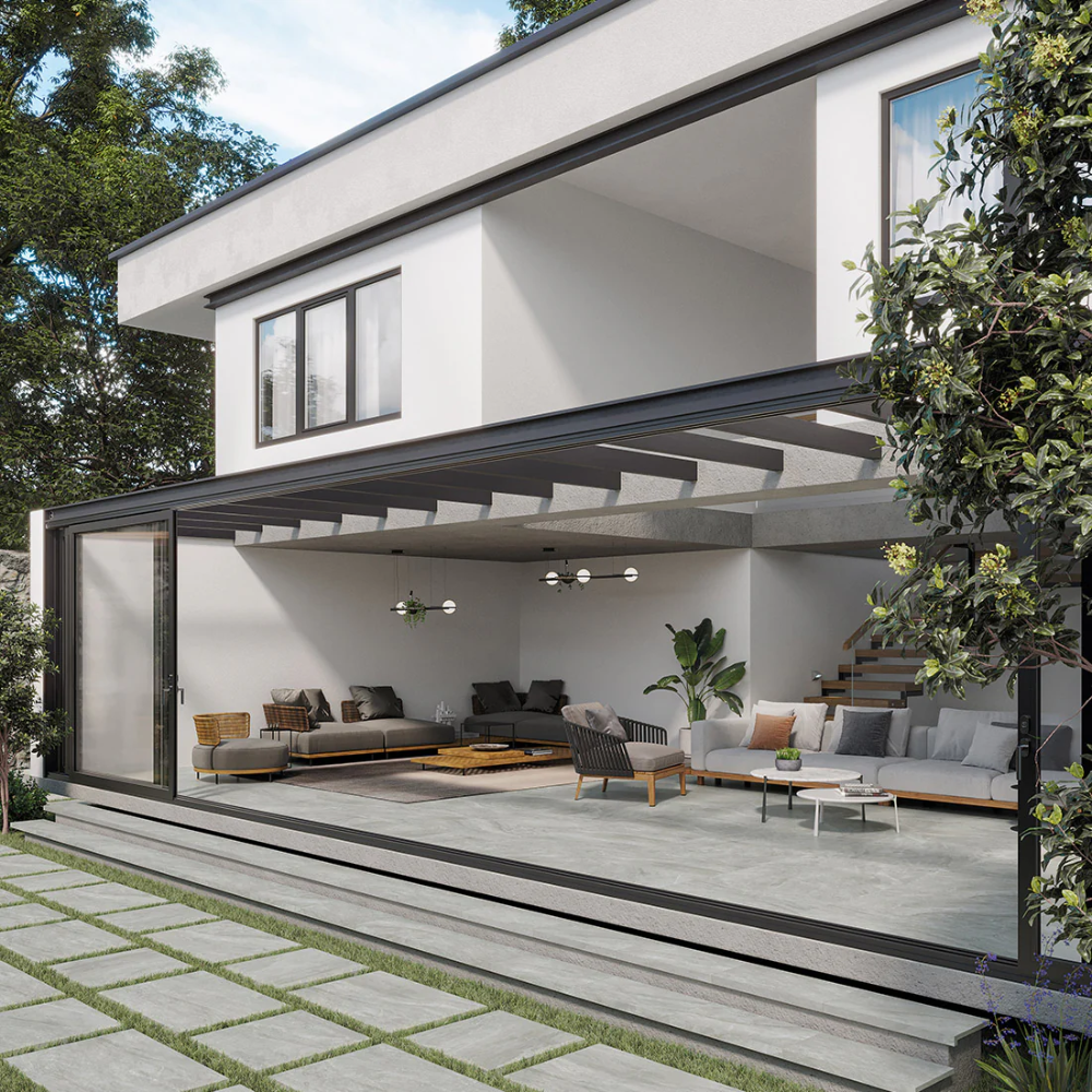 Erebor Gris Porcelain Tile 60x60x2cm-Delforno