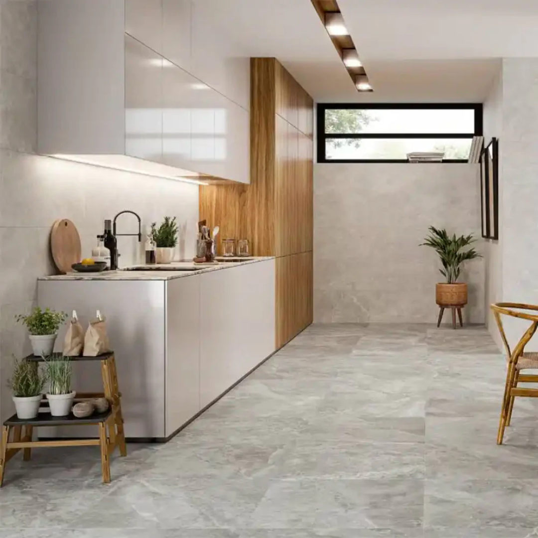 Tenby Gris Matt Porcelain Tile 120 x 120cm-Delforno