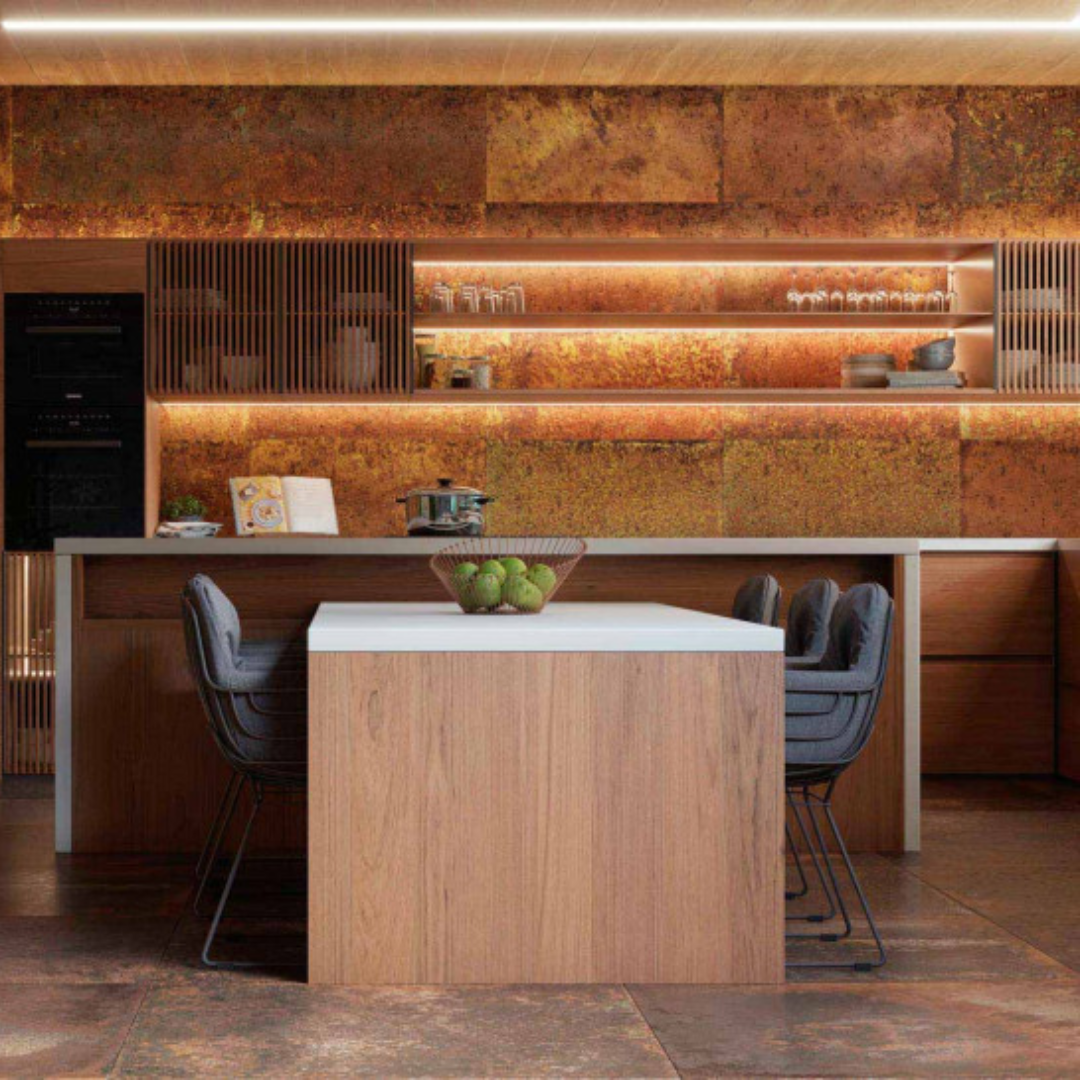 Corten Oxidum Natural Porcelain Tile 100 x 100cm-Delforno