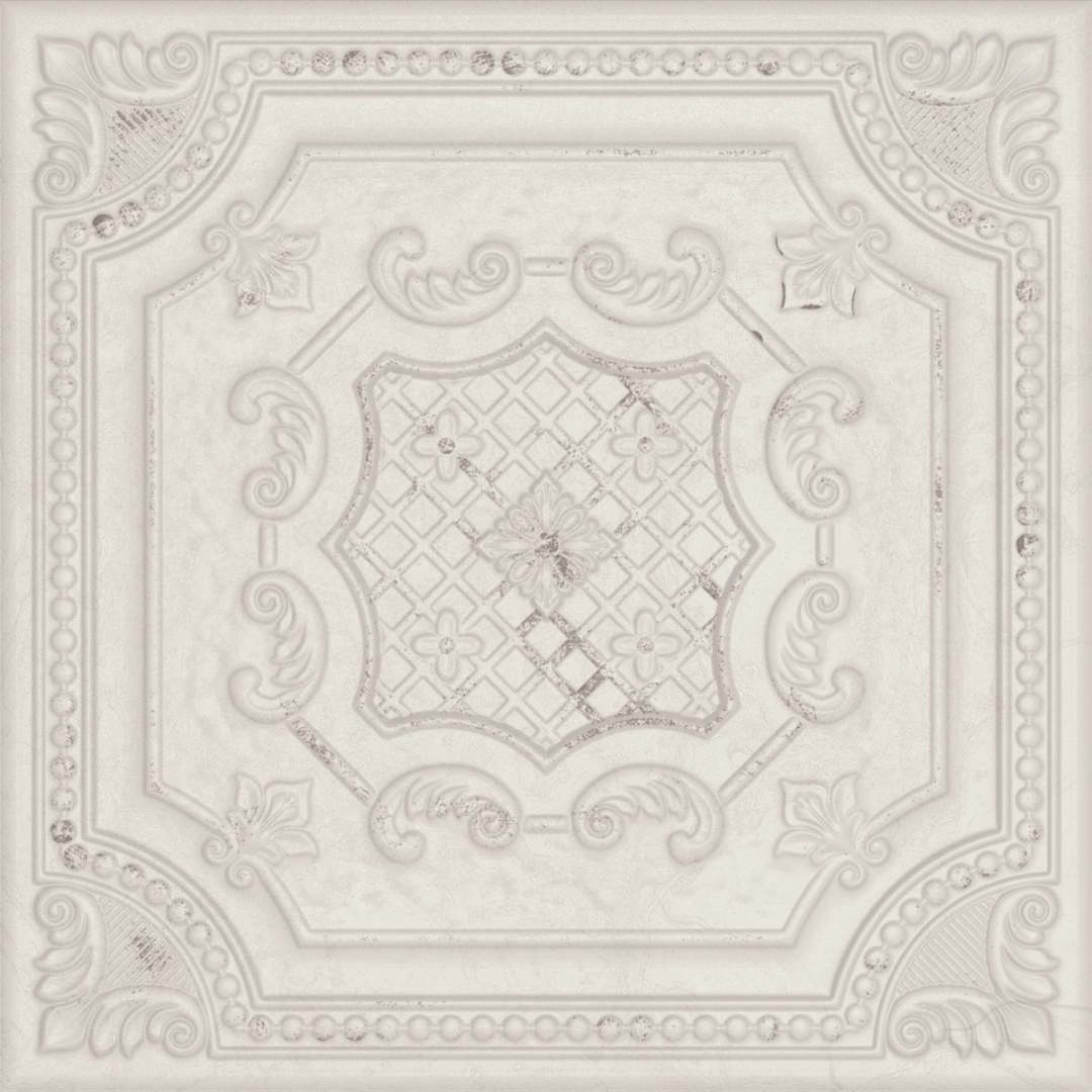 Gatsby White Tin Ceramic Tile 20.1 x 20.1cm-Delforno