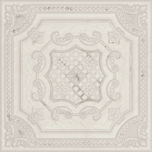 Gatsby White Tin Ceramic Tile 20.1 x 20.1cm-Delforno