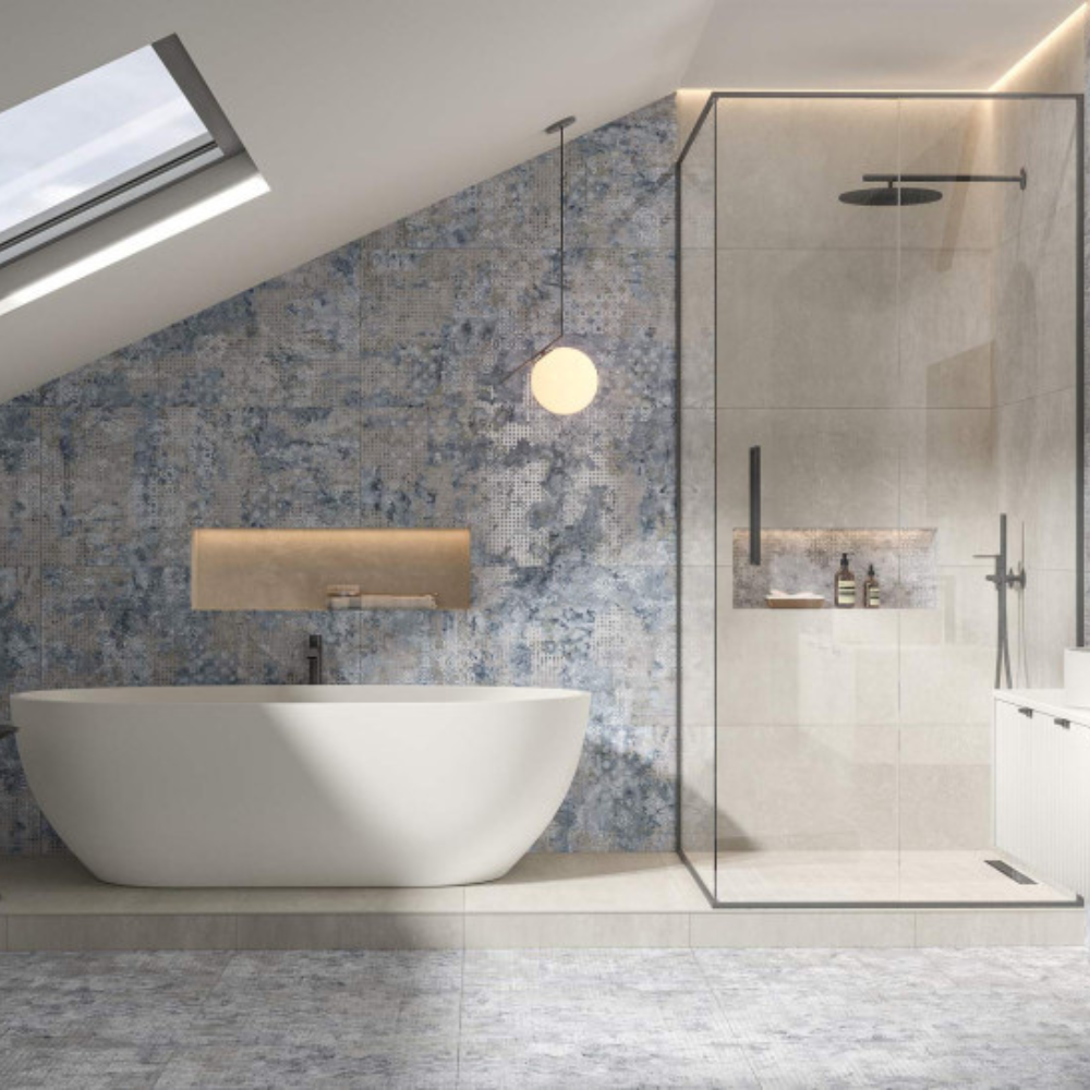 Rug Grey Natural Porcelain Tile 50 x 100cm-Aparici-Delforno