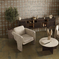 Illusion Brass Lappato Porcelain Tile 50 x 100cm-Aparici-Delforno