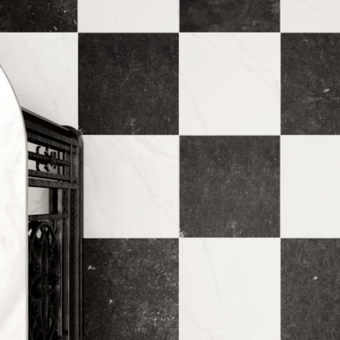 Concert Black Rectified Porcelain Tile 40 x 40cm