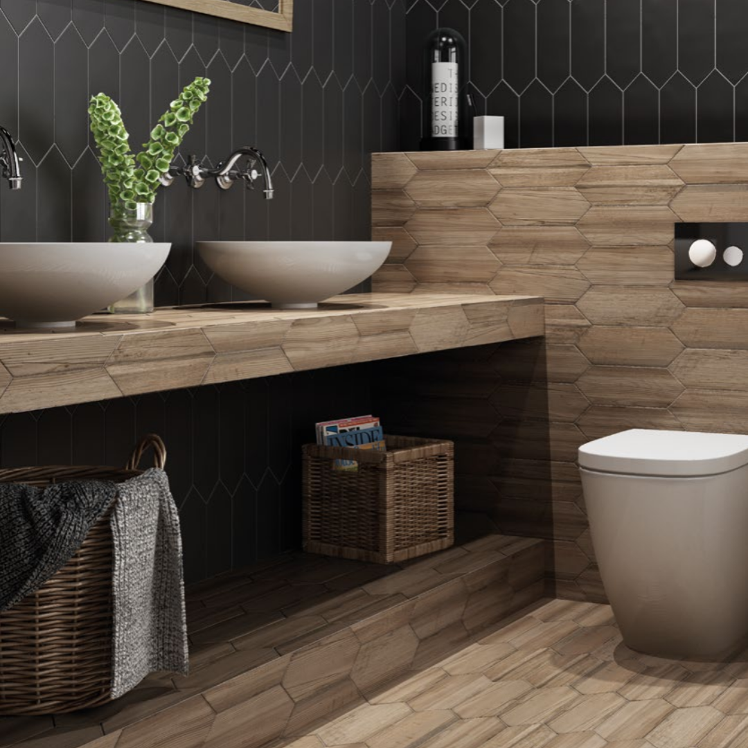 Woodland Losagna Natural Wood Effect Porcelain Tile 10 x 30cm-Delforno