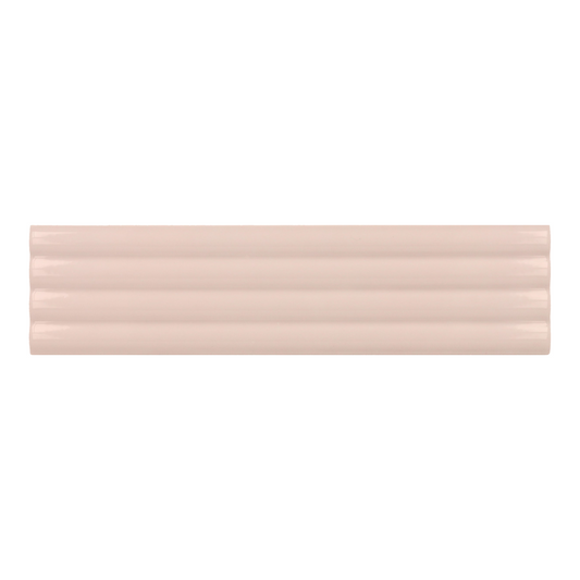 Small Format Costasera Onda Pink Ceramic Tile 5 x 20cm-Delforno