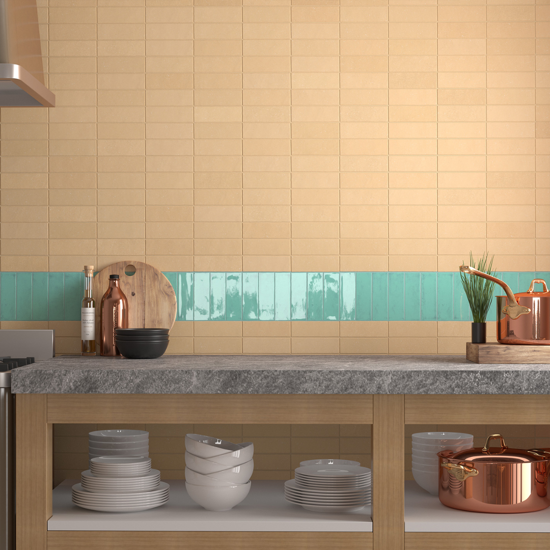 Fango Natural Porcelain Tile 5 x 15cm-Delforno