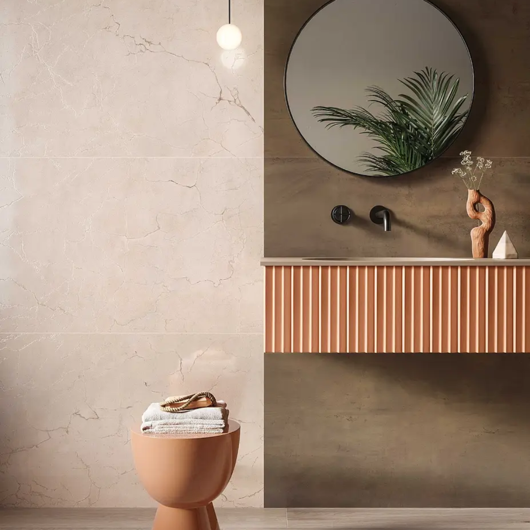 Memor Rosa Perla Natural Porcelain Tile 60cm x 120cm-Delforno