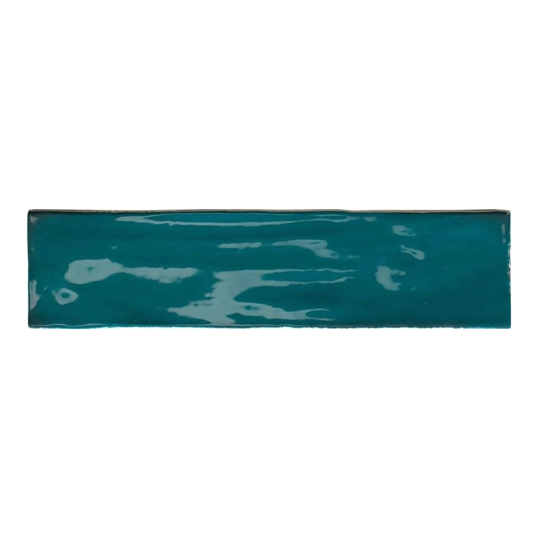 California Green Ceramic Tile 7.5 x 30cm