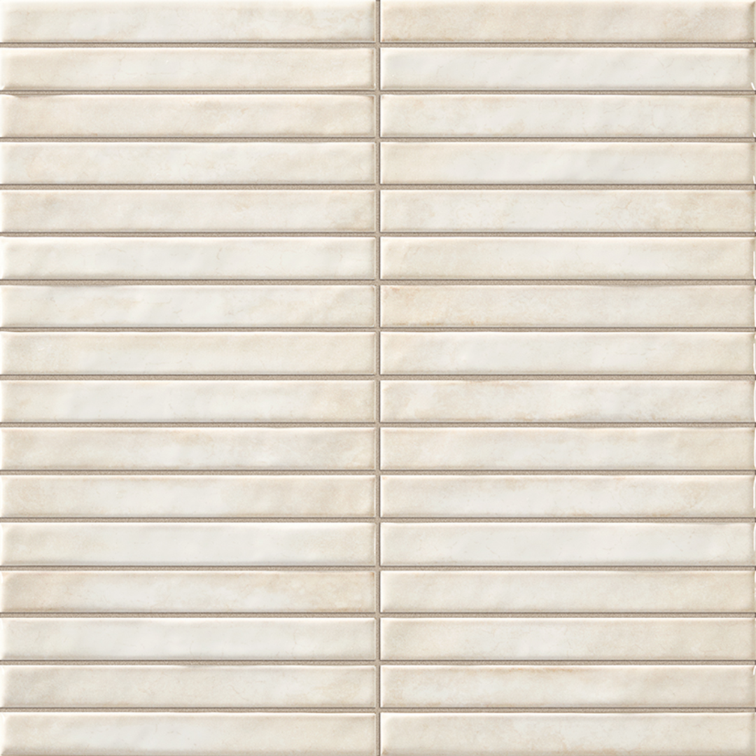 Pencil Raku Pearl Ceramic Tile 35 x 35cm