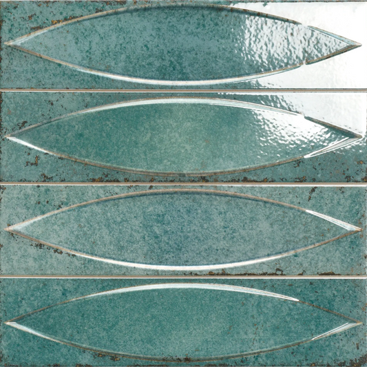 Lens Aqua Porcelain Tile 33x33cm-Delforno