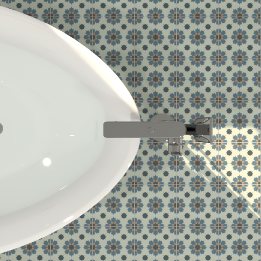 Benoit Jaune Porcelain Tile 20 x 20cm