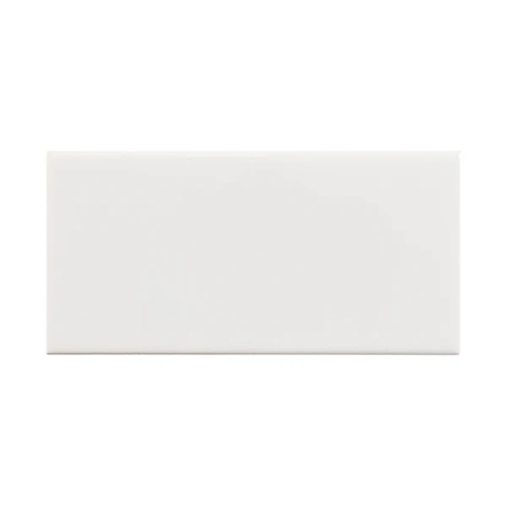 Blanco Matt Flat Ceramic Tile 7.5 x 15cm-RIBESALBES-Delforno