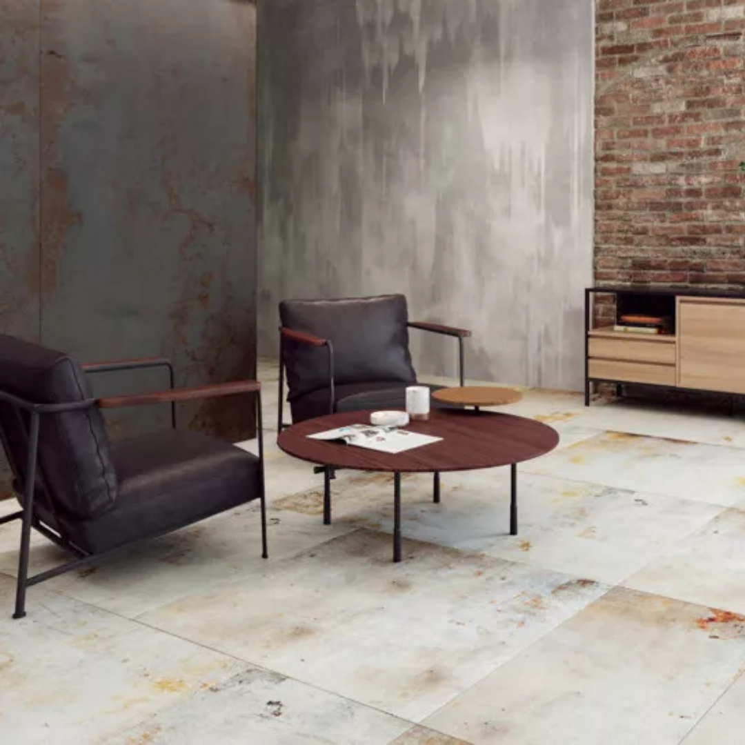 Lamiere White Natural Porcelain Tile 60 x 60cm