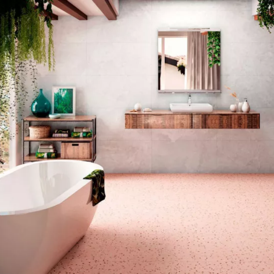 South Pink Natural Porcelain Tile 60 x 60cm