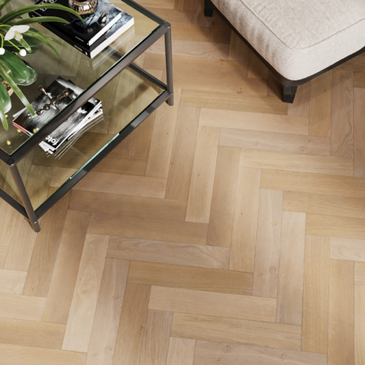 Transforming Small Spaces with Herringbone Flooring