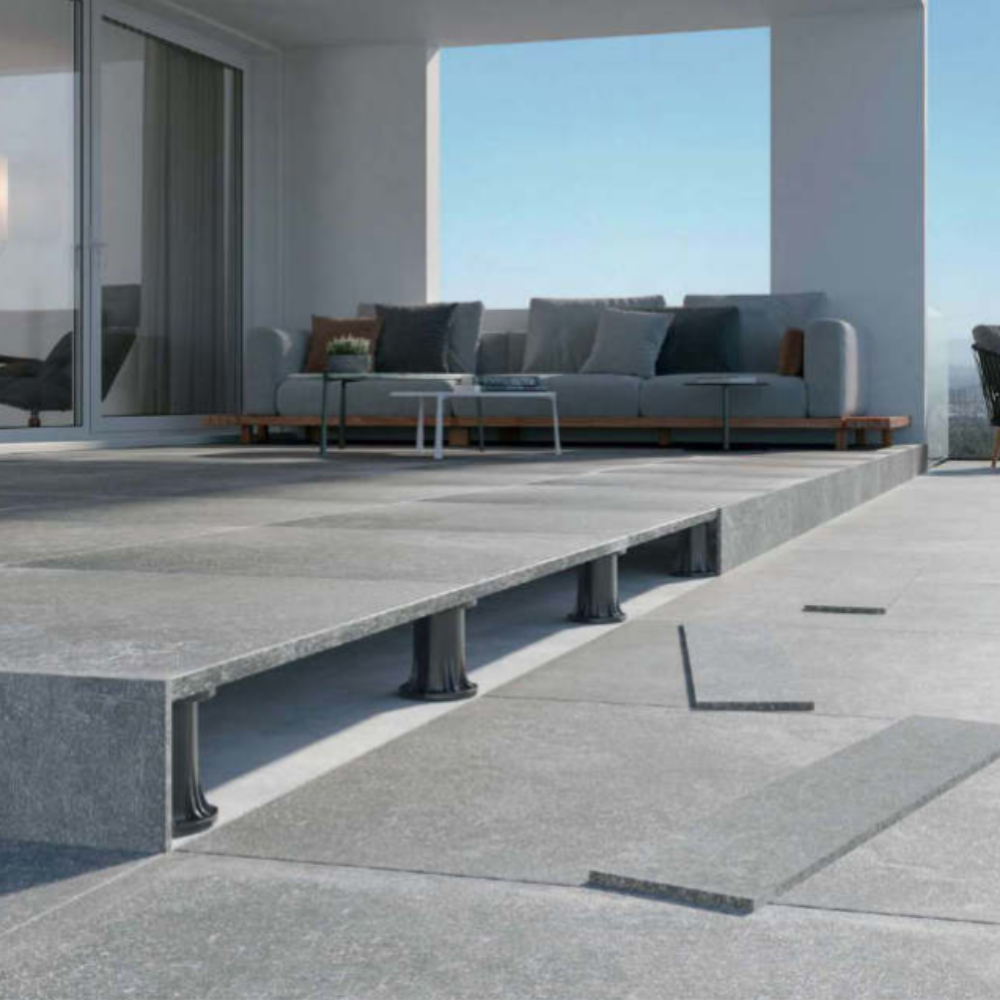 Olympo Grey Porcelain Tile 75 x 75 x 2cm-Bestile S.I.-Delforno