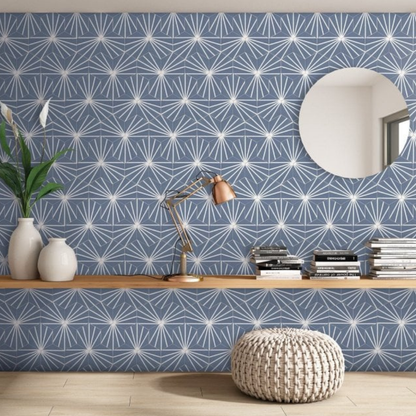 Meraki Azul Porcelain Tile 19.8 x 22.8cm-Bestile S.I.-Delforno