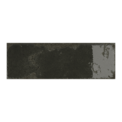 Alma Negro Porcelain Tile 10 x 30cm-Bestile S.I.-Delforno
