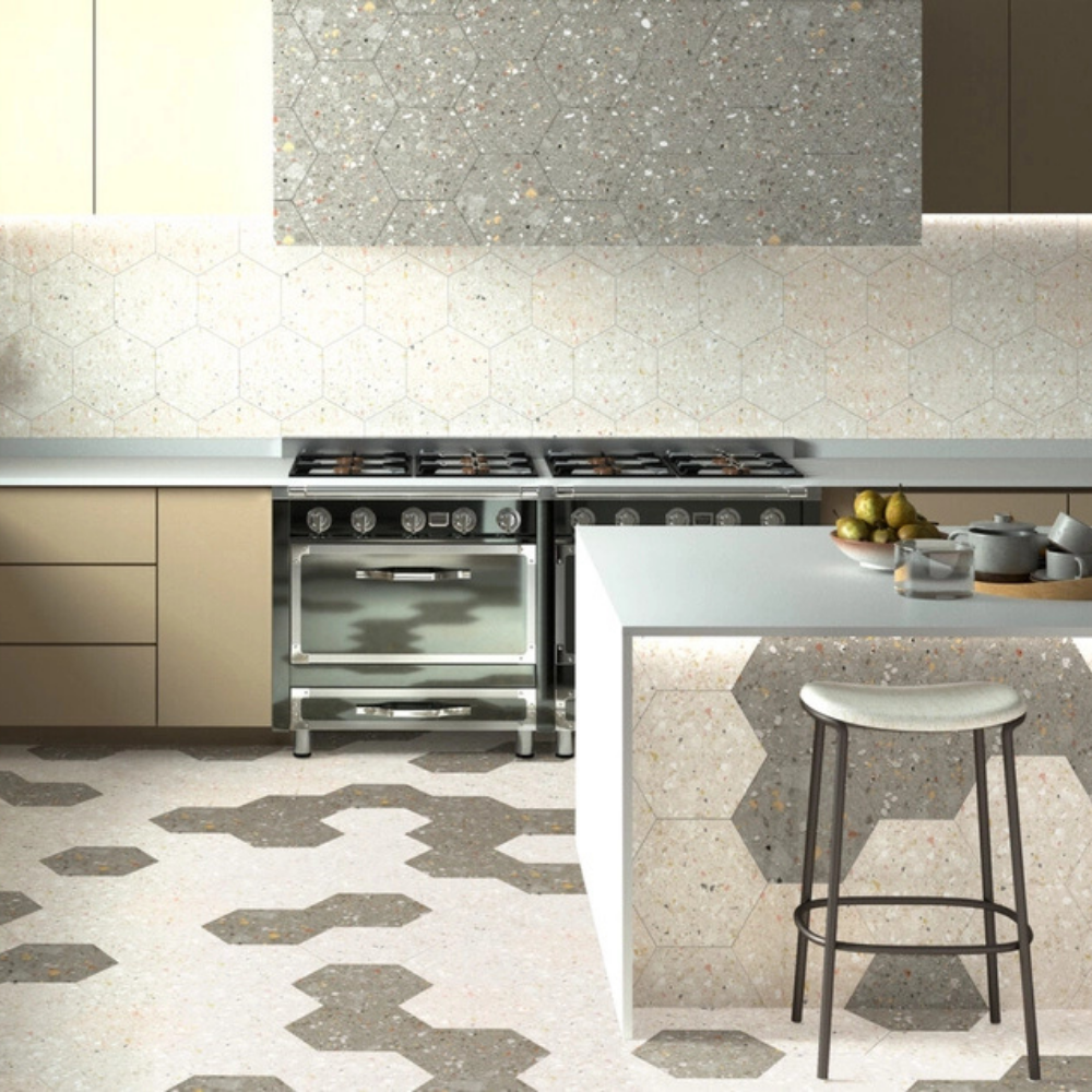 Arousa Gris Porcelain Tile 25.8 x 29cm-Bestile S.I.-Delforno