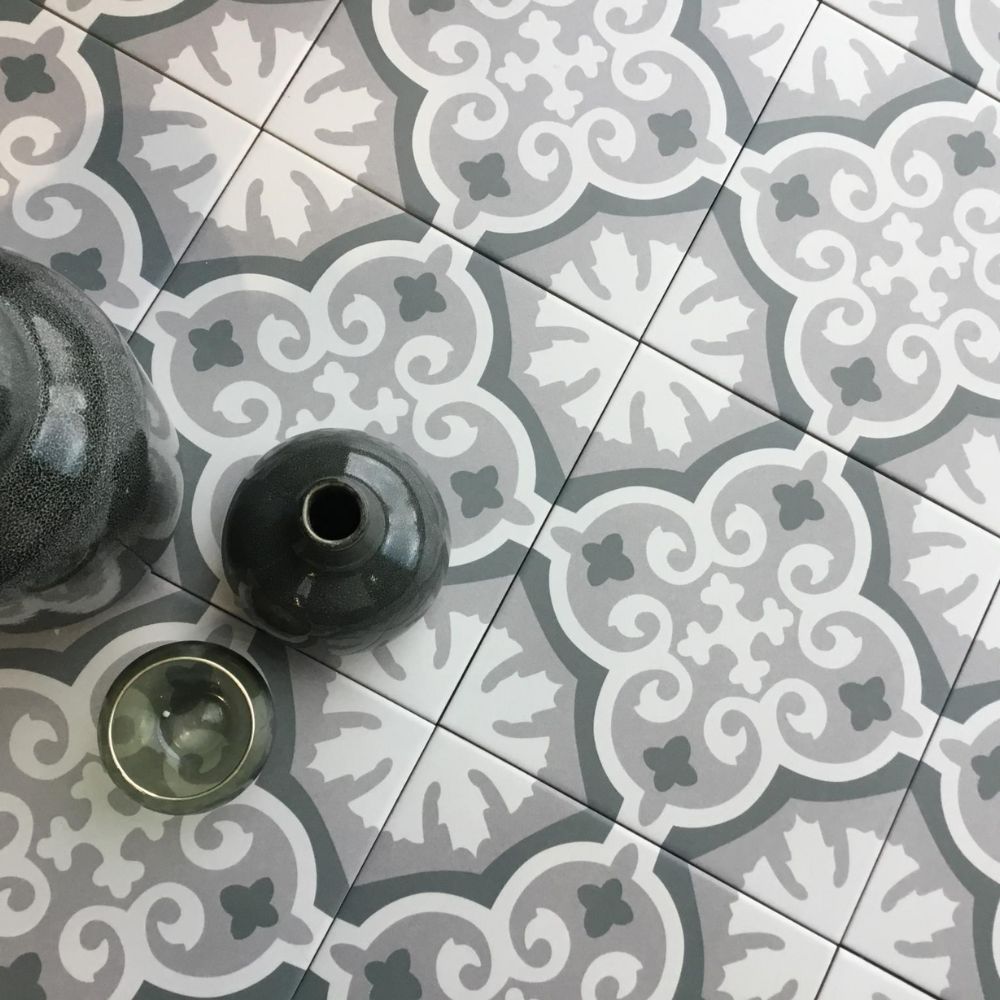 Authentic Pattern Angelina Porcelain Tile 20 x 20cm-Delforno