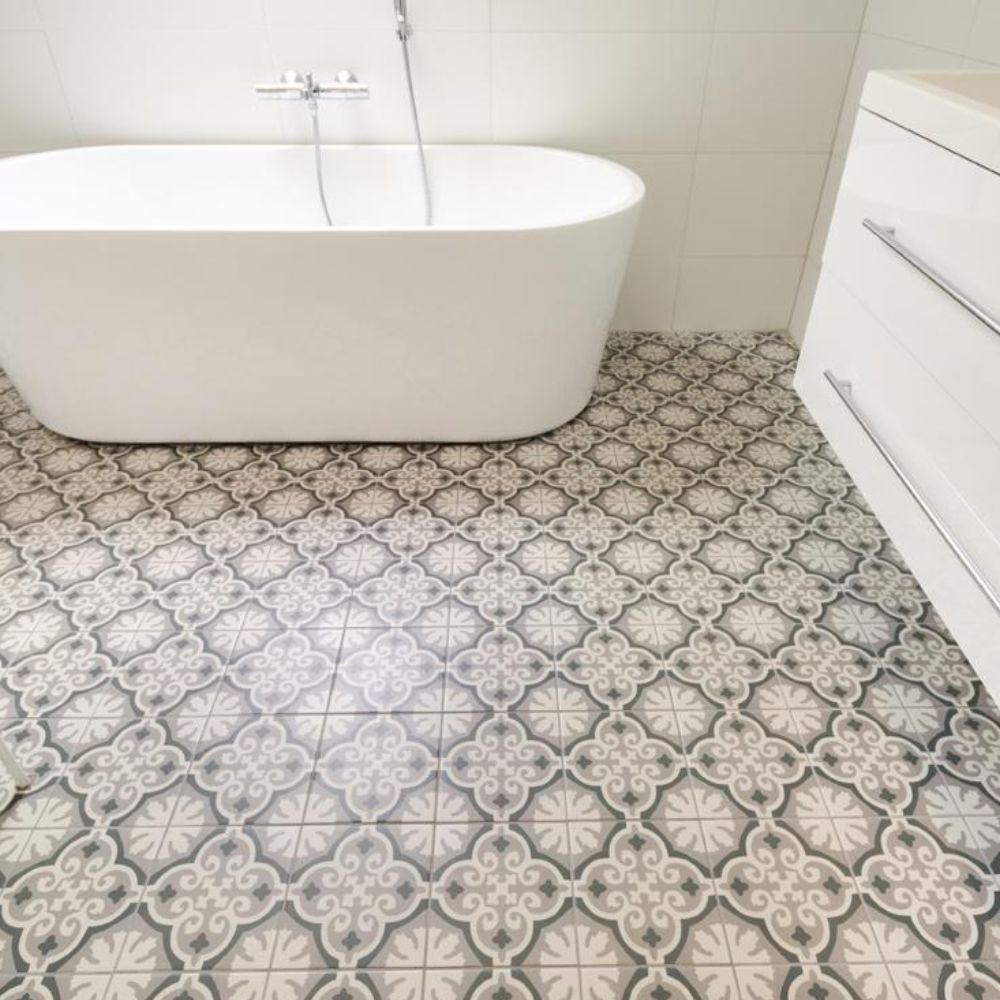 Authentic Pattern Angelina Porcelain Tile 20 x 20cm-Delforno