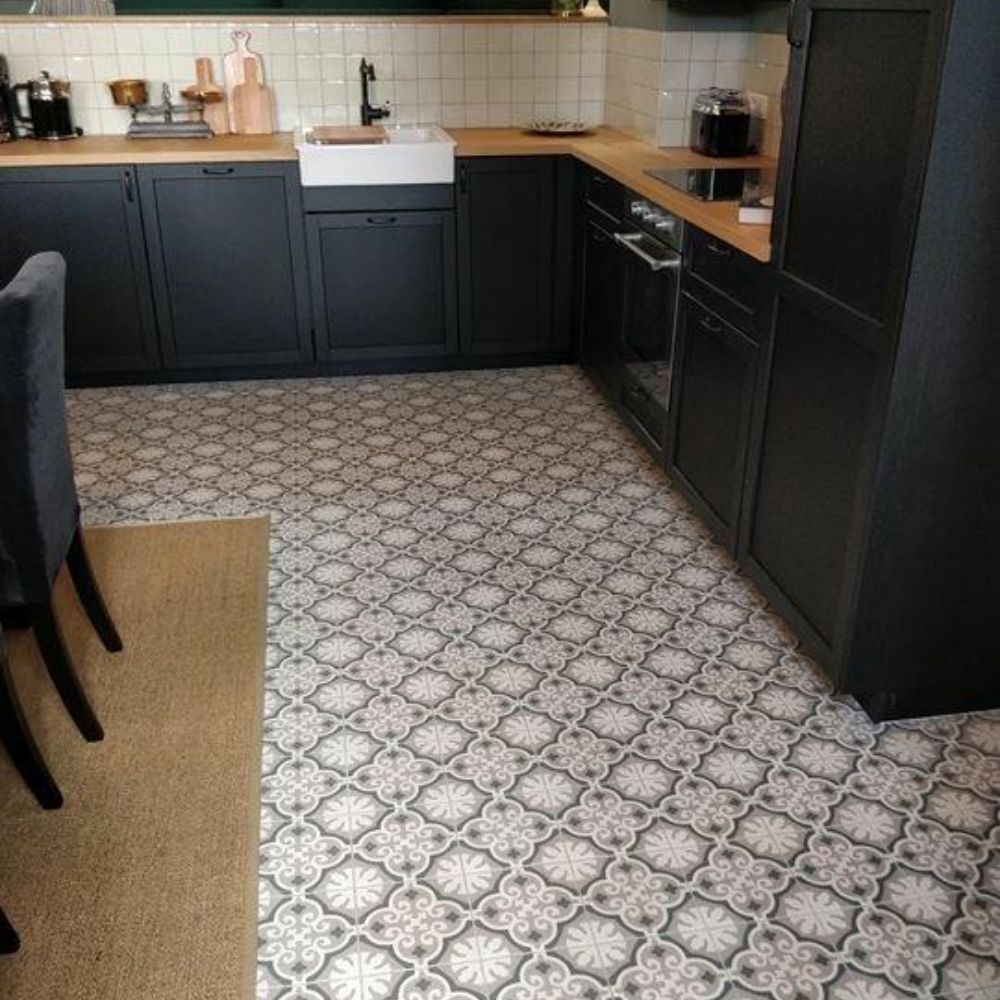 Authentic Pattern Angelina Porcelain Tile 20 x 20cm-Delforno