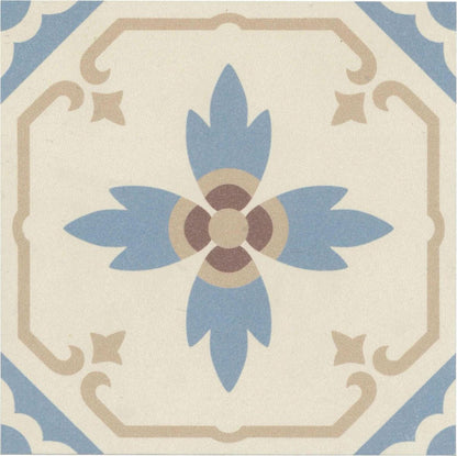 Authentic Pattern Paula Porcelain Tile 15 x 15cm-Delforno
