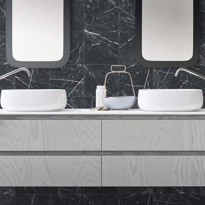 Marquina Classic Porcelain Tile 25 x 25cm-CODICER-Delforno