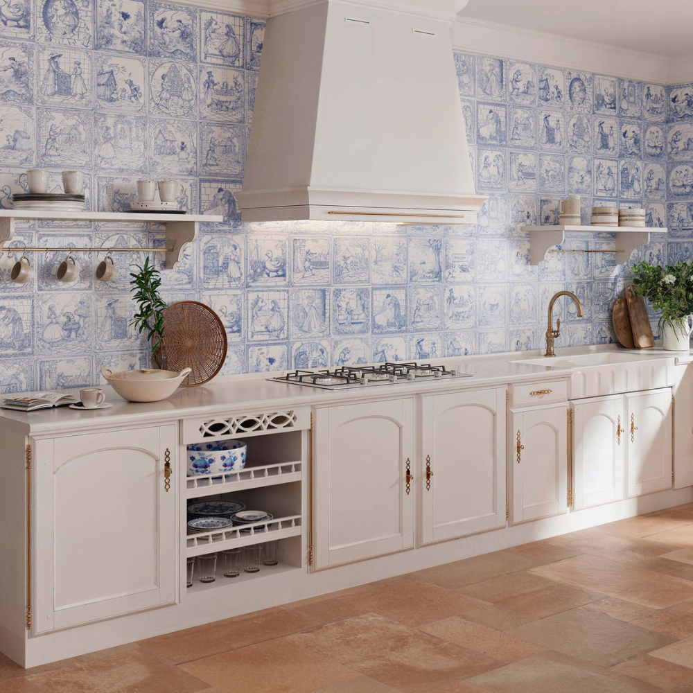 Once Upon A Time Porcelain Tile 25 x 25cm-Delforno