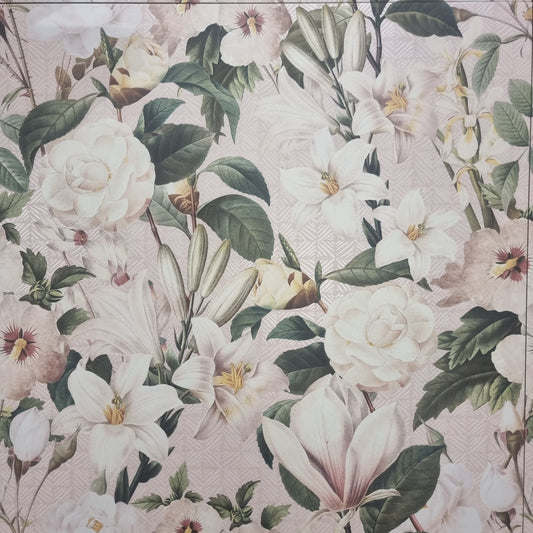 Deco Imagine Ikebana 1 Porcelain Tile 49 x 49cm