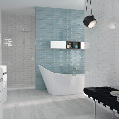 Soul Aqua Brillo Wall Tile 7.5 x 30cm-Cifre-Delforno