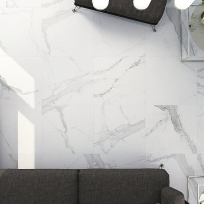 Statuario Mate Porcelain Tile 75 x 75cm-Cifre-Delforno