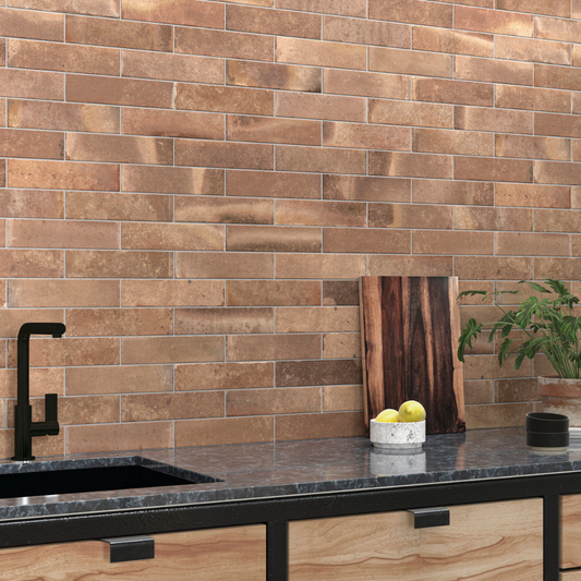 Beck Amber Porcelain Tile 6 x 25cm-Cifre-Delforno