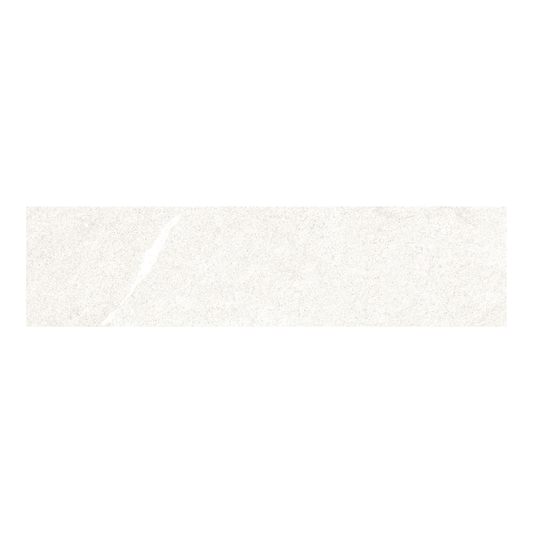 Dhara White Matt Porcelain Tile 14.5 x 59.42cm-Colorker-Delforno