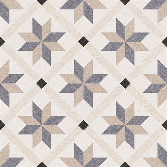 Palermo 22 Bea Porcelain Tile 22.5 x 22.5cm-Delforno