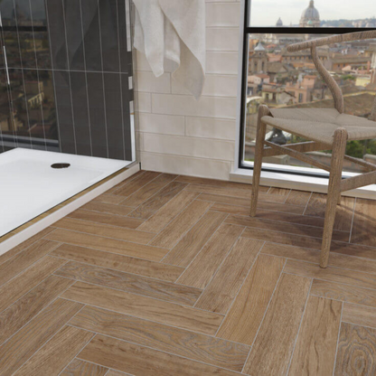 Ceilan L50 Roble Porcelain Tile 9.9 x 49.5cm-Cerlat-Delforno