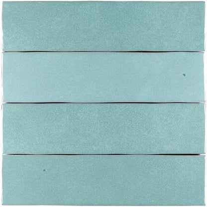 Zelij Verde Claro Ceramic Tile 5 x 20cm-Cevica-Delforno