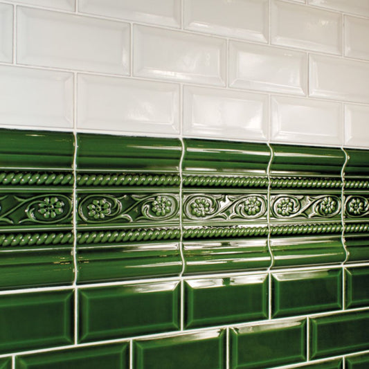 Metro Verde Vic 7.5cm x 15cm Wall Tile-Delforno