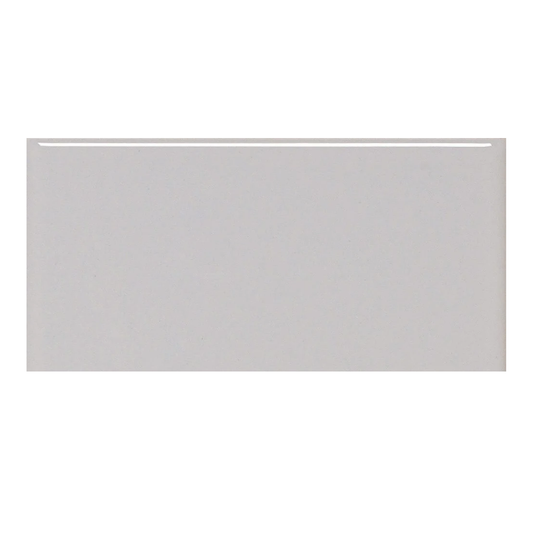 Gris Liso Brillo Ceramic Tile 7.5 x 15cm-Ceramica Vilar Albaro-Delforno