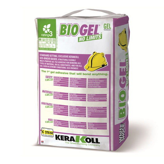 Biogel No Limits Multi-Purpose Gel Adhesive White 20Kg-Kerakoll-Delforno