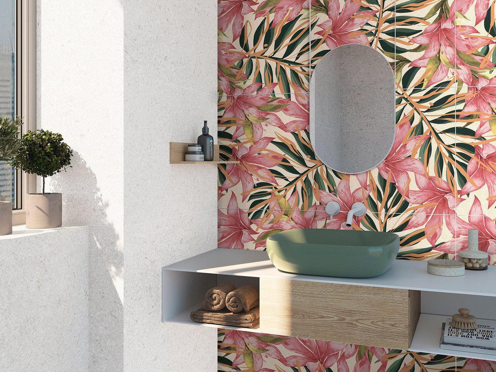 Botanicals : Foliage Biophilic 3 Tiles-Tiles-Delforno