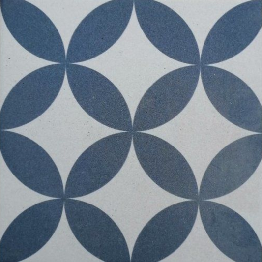 Chelsie Blue Sintered Tile 15 x 15cm-DECOCER-Delforno