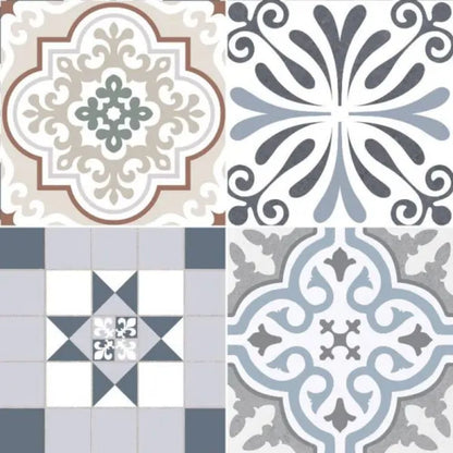 Origin Mix Pattern Porcelain Tile 45 x 45cm-Dual Gris-Delforno