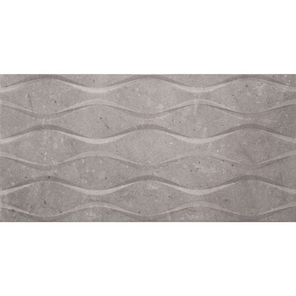 Napoles Pearl Ceramic Tile 25 x 50cm-Dual Gris-Delforno