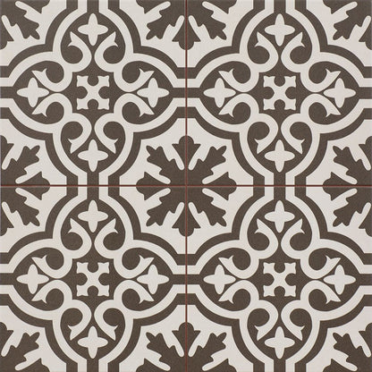 Berkeley Charcoal Ceramic Tile 45 x 45cm-Duomo-Delforno