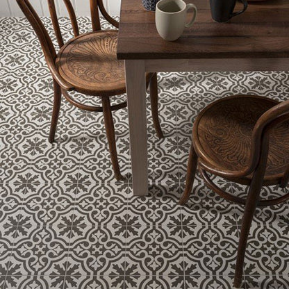 Berkeley Charcoal Ceramic Tile 45 x 45cm-Duomo-Delforno