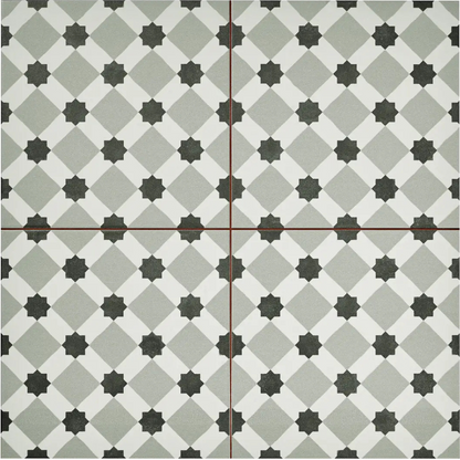 Henley Fog Ceramic Tile 45 x 45cm-Delforno