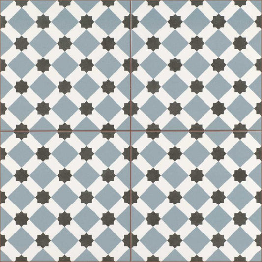 Henley Ice Ceramic Tile 45 x 45cm-Delforno