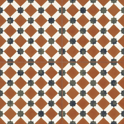 Henley Red Ceramic Tile 45 x 45cm-Duomo-Delforno